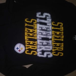 Steelers Youth Med.Black Long Sleeved Tee EUC